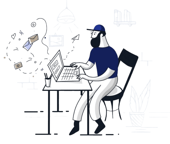 Customer support illustration